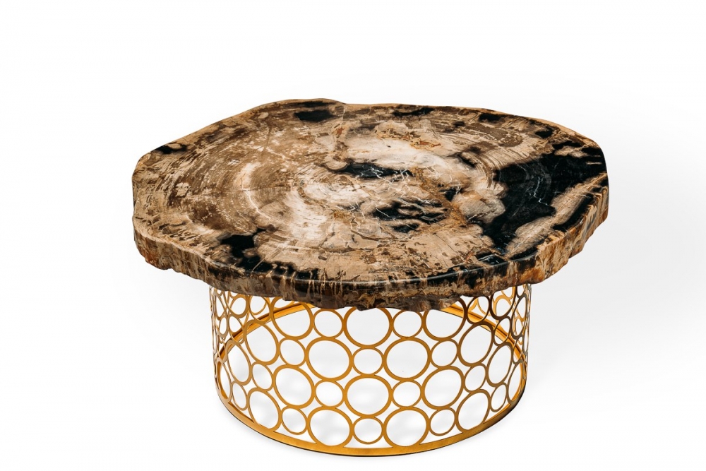 Стол из окаменелого дерева