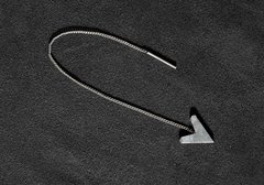 Моносерьга из метеорита SNEBA Heart