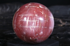 Шар из окаменелого дерева