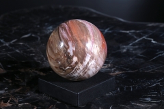 Шар из окаменелого дерева