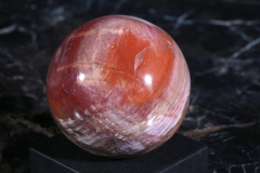 Шар из окаменелого дерева